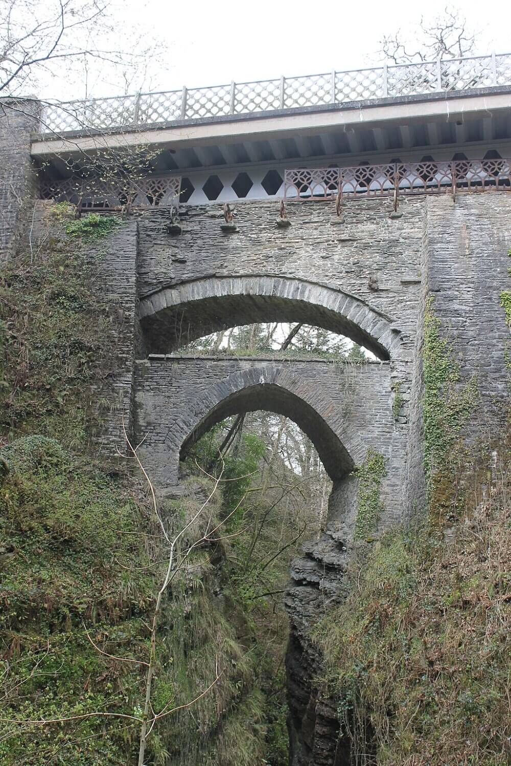 Pontarfynach the Devil's Bridge in Wales