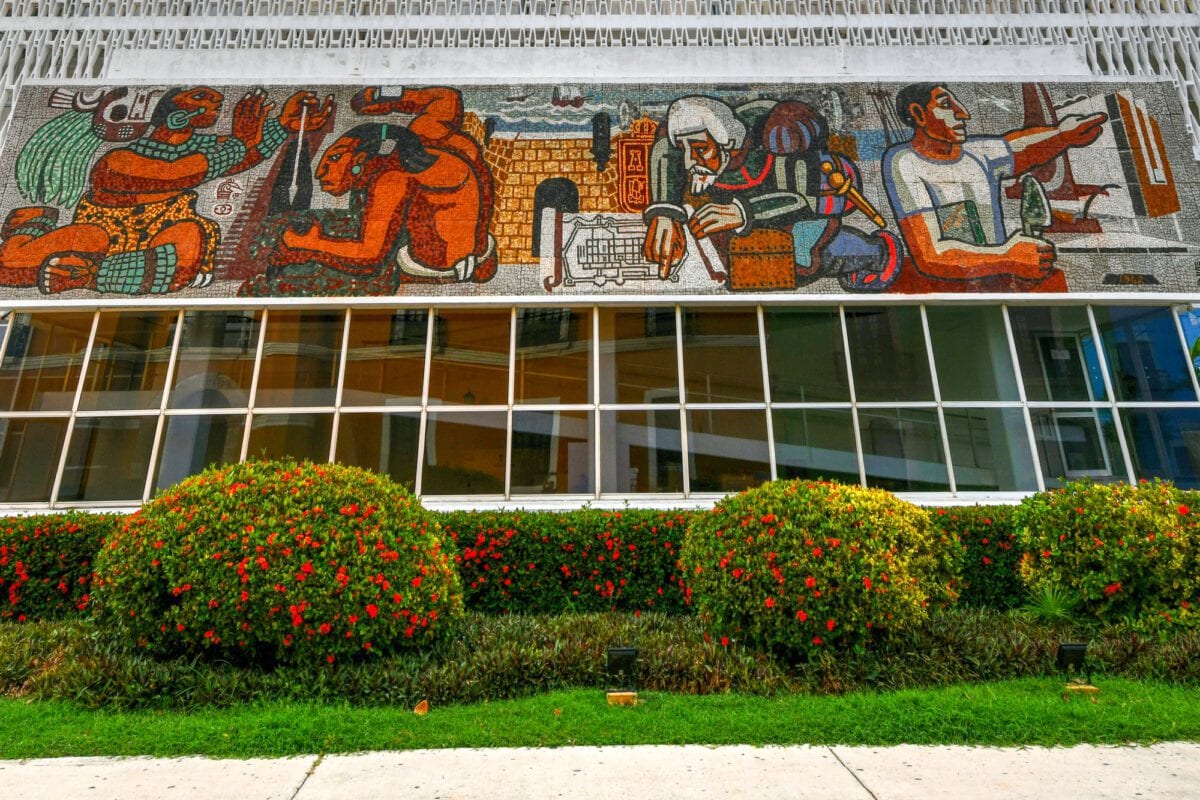 Mayan art in Campeche