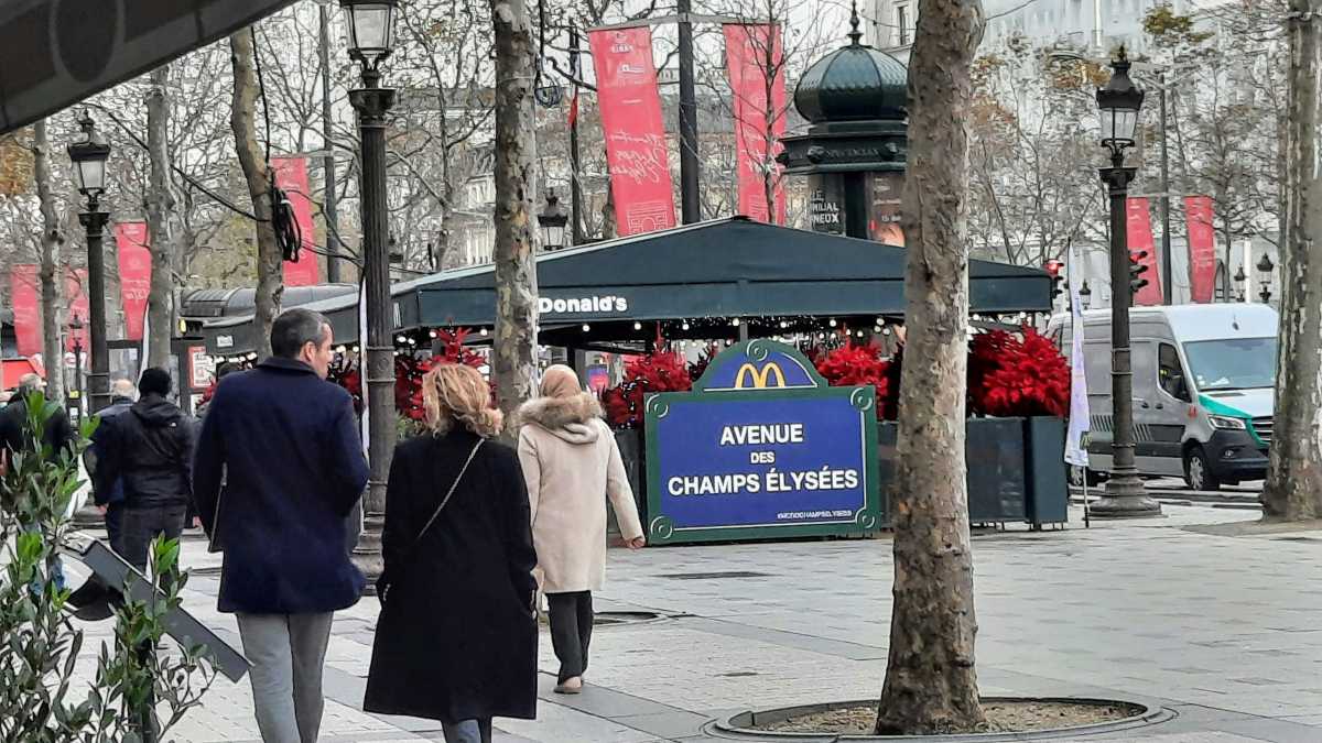 McDonalds on the Champs Elysee