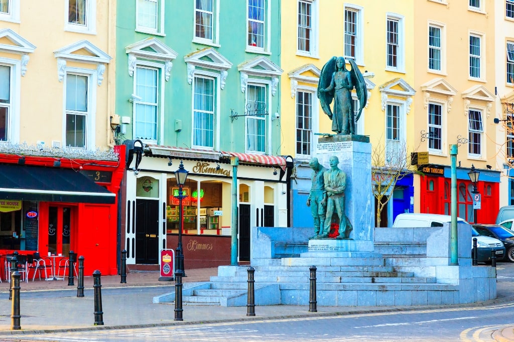 COBH, IRELAND - NOVEMBER 26: Lusitania Memorial on November 26, 2012 in Cobh Ireland